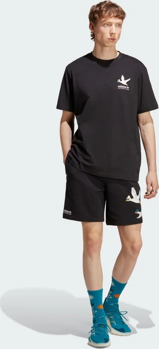 adidas Adventure Graphic Duckies T-Shirt kurzarm schwarz (Herren)