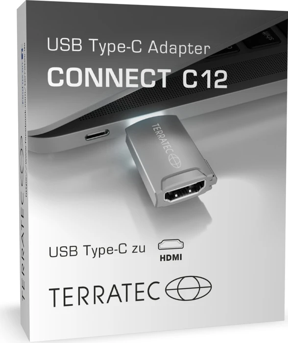 TerraTec Connect C12, USB-C auf HDMI Adapter