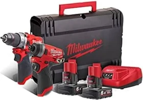Milwaukee M12 FPP2A-602X Fuel Akku-Maschinenset inkl. Koffer + 2 Akkus 6.0Ah