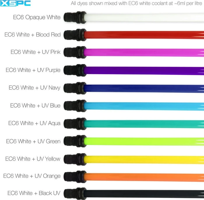 XSPC EC6 Coolant UV Blue, Wasserzusatz, UV-aktiv, 30ml
