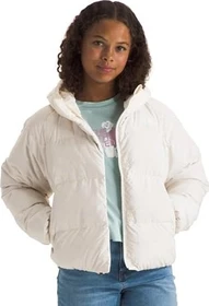 The North Face Girls North Down Hooded Funktionsjacke white dune (Junior)