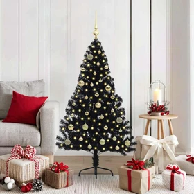 vidaXL Künstlicher Weihnachtsbaum, 150cm, inkl. LED-Beleuchtung