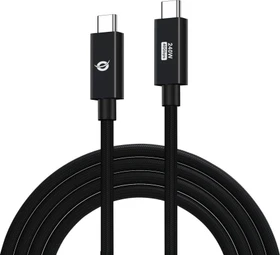 Conceptronic USB-C Kabel ETTA04B20, USB4 Gen3x2, 40Gb/s, 8K60Hz, 240W PD EPR, USB-C [Stecker] auf USB-C [Stecker], 2m