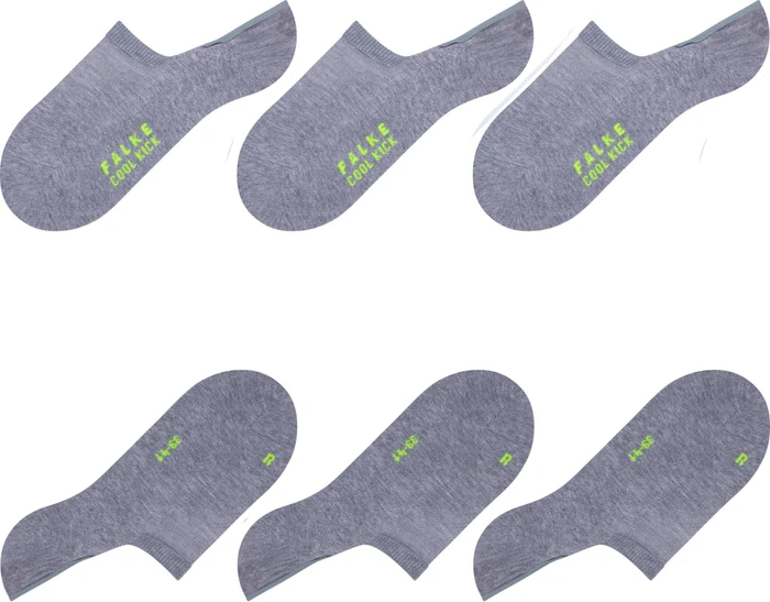 Falke Cool Kick Socken light grey mel., 3 Paare