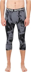 Mons Royale Cascade Merino Hose 3/4 mtn pixel grey (Herren)