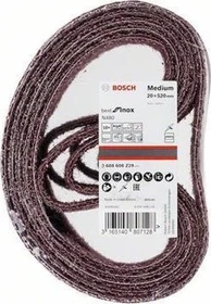 Bosch Professional N480 Best for Inox Schleifband mittel, 20x520mm, 10 Stück