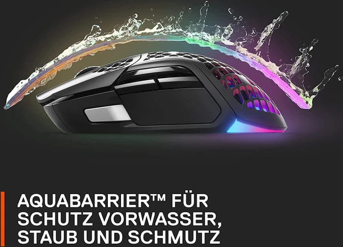 SteelSeries Aerox 5 Wireless schwarz, USB/Bluetooth