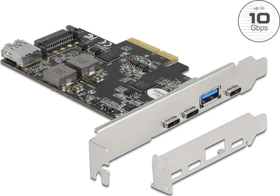 DeLOCK 3x USB-C 3.1, 2x USB-A 3.1, PCIe 3.0 x4 (90060)