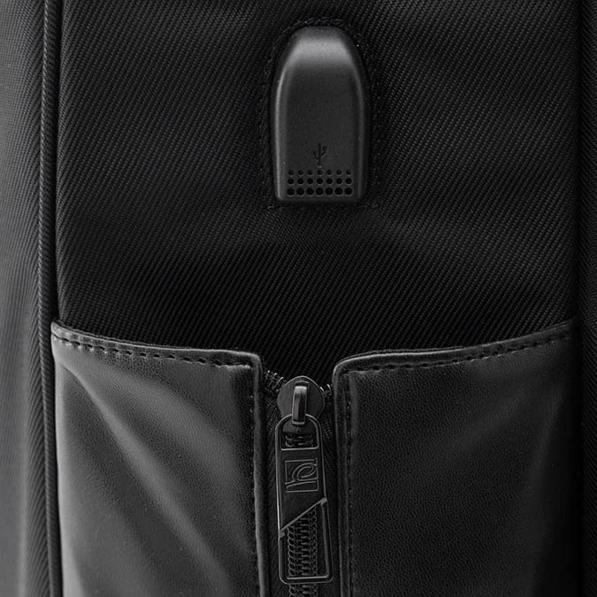 Bestlife Calpe 2.0 Travelsafe 15.6" Laptop-Rucksack, schwarz