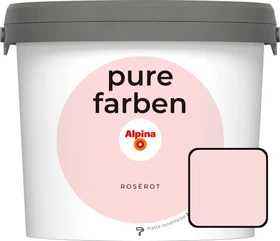 Alpina Farben Pure Farben Wandfarbe innen rosérot, 2.5l