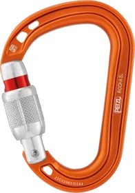 Petzl Rocha Schraubkarabiner orange