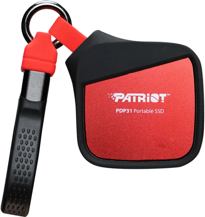 Patriot PDP31 Portable SSD, rot/schwarz, 2TB, USB-C 3.1