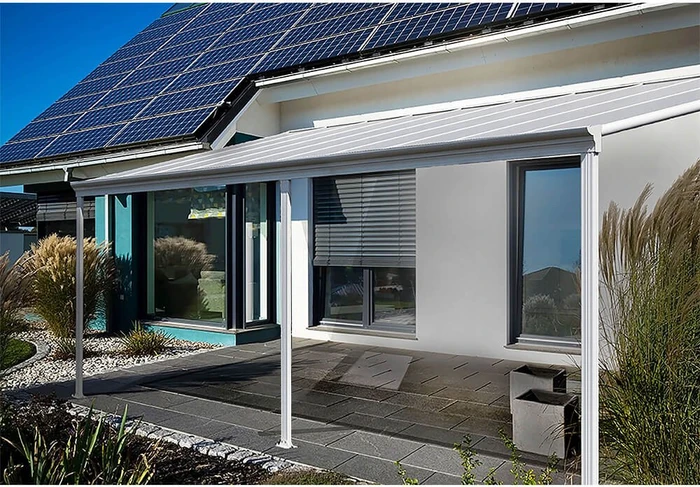 Home Deluxe Solis Terrassenüberdachung 435x303cm weiß