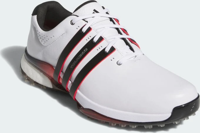 adidas Tour360 25 Spikeless cloud white/core black/lucid red (Herren)