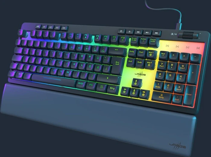 Hama uRage Exodus 515 Illuminated, schwarz, LEDs RGB, USB, DE