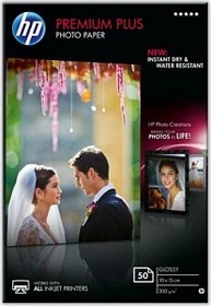 HP Premium Plus Fotopapier weiß, 10x15cm, 300g/m², 50 Blatt