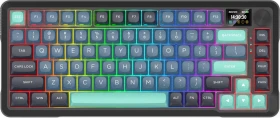 Redragon Behemoth K724 Pro Wireless, Dark Jade, LEDs RGB, Mint Mambo, USB/Bluetooth, US