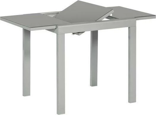 Merxx Balkon-Ausziehtisch 120x70cm silber