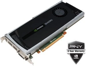 PNY Quadro 4000, 2GB GDDR5, DVI, 2x DP