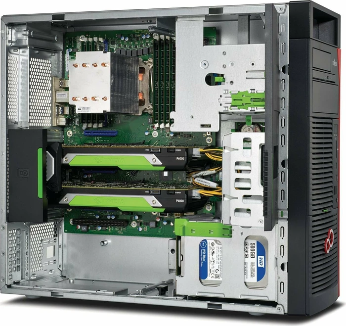 Fujitsu Celsius M7010power, Xeon W-2225, 32GB RAM, 512GB SSD