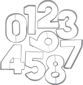 Städter Zahlen Ausstecher-Set, 9-tlg.