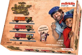 Märklin - Start up Spur H0 Güterwagenset - Offenes Güterwagen-Set König Alfons, Frau Waas und Herr Ärmel