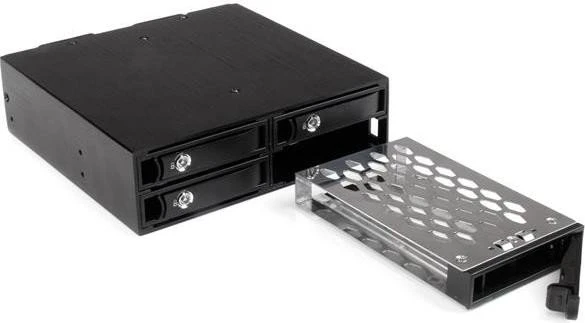 StarTech SATSASBP425, 5.25" Wechselrahmen auf 4x 2.5" SATA
