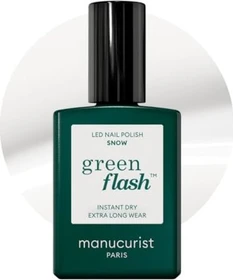 Manucurist Green Flash Gel Nagellack snow, 15ml