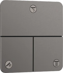 Hansgrohe ShowerSelect Comfort Q Ventil Unterputz für 3 Verbraucher brushed black chrome