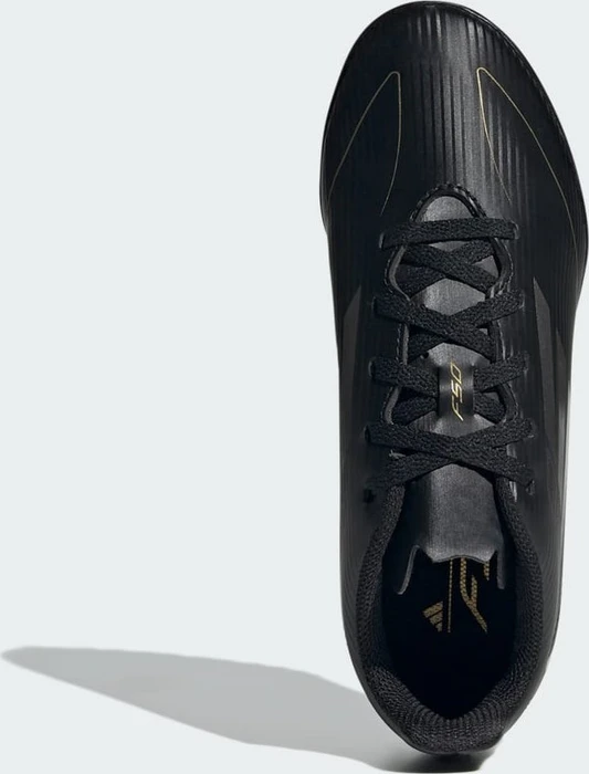 adidas F50 Club TF core black/iron metallic/gold metallic (Junior)