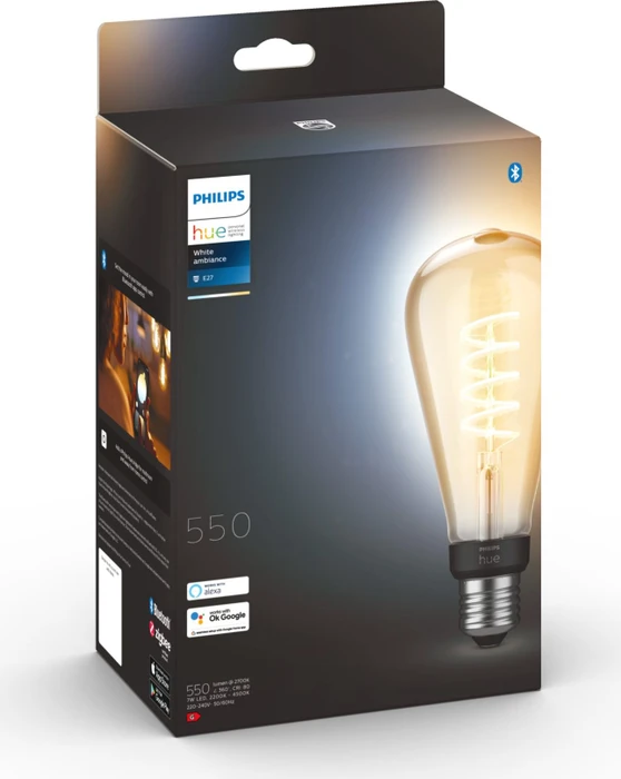 Philips Hue White Ambiance 550 Filament Giant Edison E27 7W ST72