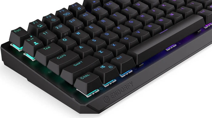 Endorfy Thock 75% Wireless Red, PBT, LEDs RGB, hot-swap, Kailh Box RED, USB/Bluetooth, US