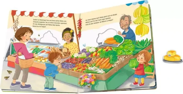 Ravensburger Puzzle Mein großes Puzzle-Spielbuch: Das essen wir heute