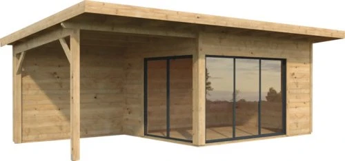 Palmako Andrea 11.2m²+7.9m² Slide Gartenhaus