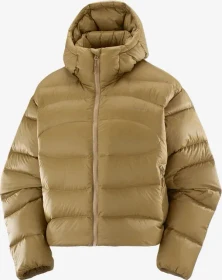 Salomon Outline Novelty Cropped Down Funktionsjacke brilliant olive (Damen)
