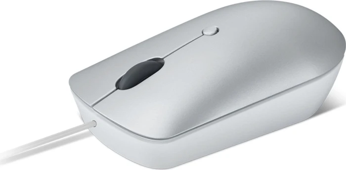 Lenovo 540 USB-C Wired Compact Mouse Cloud Grey, USB