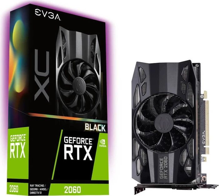 EVGA GeForce RTX 2060 XC Black Gaming, 6GB GDDR6, DVI, HDMI, DP