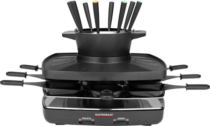 Gastroback 42567 Raclette/Fondue Set Family and Friends
