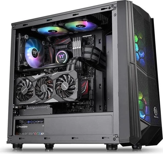 Thermaltake Commander C35 ARGB, Glasfenster