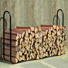 ShelterLogic Kaminholzregal 244x25x99cm schwarz