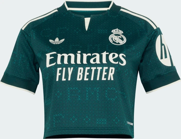 adidas Real Madrid Cropped 2026/2027 Auswärtstrikot kurzarm (Damen)