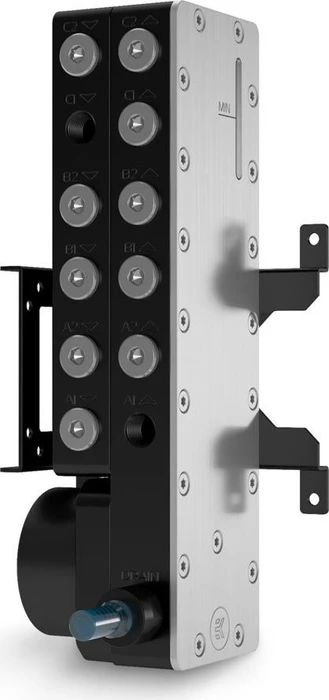 EK Water Blocks EK-Pro Pump Reservoir Manifold X6 D5, Acetal, schwarz, mit Pumpe