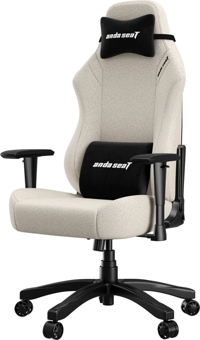Anda Seat Luna Premium Stoff Gamingstuhl, grau