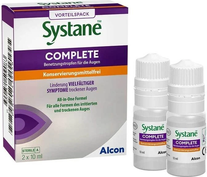 Alcon Systane Complete Augentropfen, 20ml (2x 10ml)