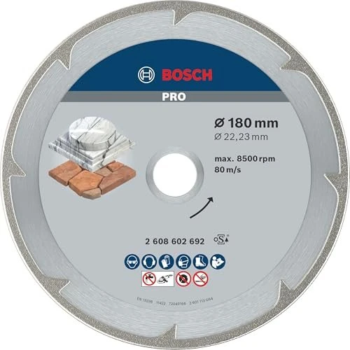 Bosch Professional Marmor Best Diamanttrennscheibe, 180x2.2x22.23mm, 1 Stück