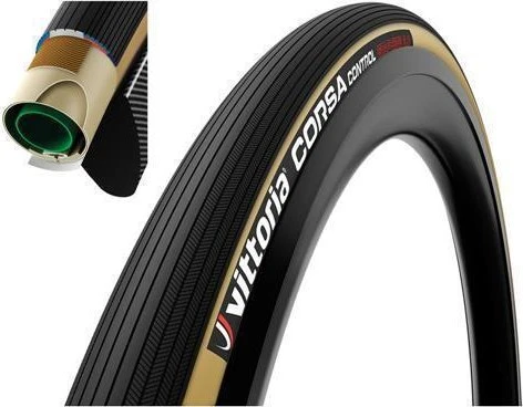Vittoria Corsa Control G2.0 Tubular 700x28C Reifen para sidewall