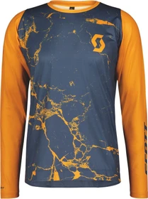 Scott Trail Vertic Trikot langarm copper orange/midnight blue (Herren)