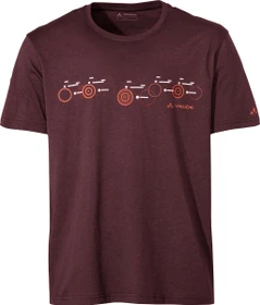 Vaude Cyclist V Funktionsshirt kurzarm dark oak (Herren)