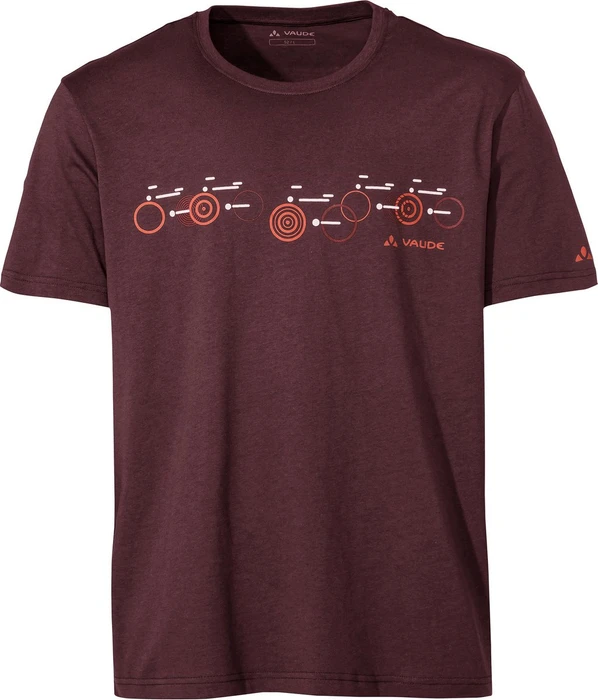 Vaude Cyclist V Funktionsshirt kurzarm dark oak (Herren)