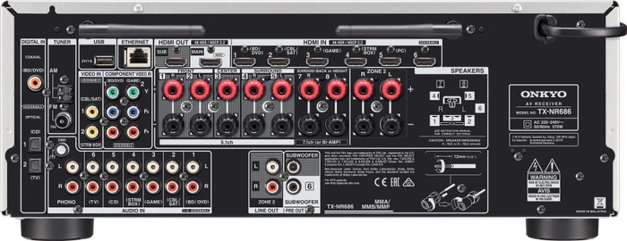 Onkyo TX-NR686 silber
